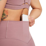 Nike Wmns DF Zenvy HR Tight Brown