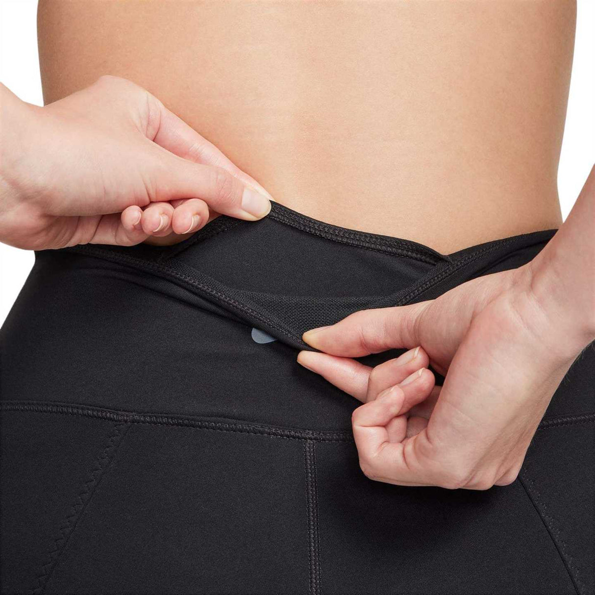 Nike Wmns DF One HR Tight Split Hem Blac