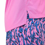 NIKE GIRLS ONE SS TOP GX VNR PINK