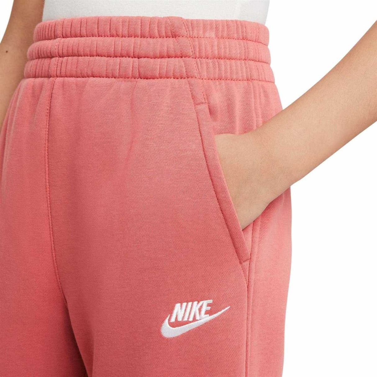 NIKE GIRLS NSW CLUB FLC PANT LBR PINK