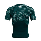 UA Mens HG Armour Printed SS Green