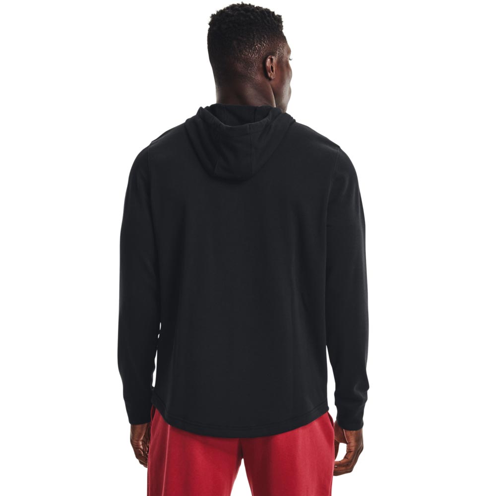 UA Mens Rival Terry LC Hoodie Black