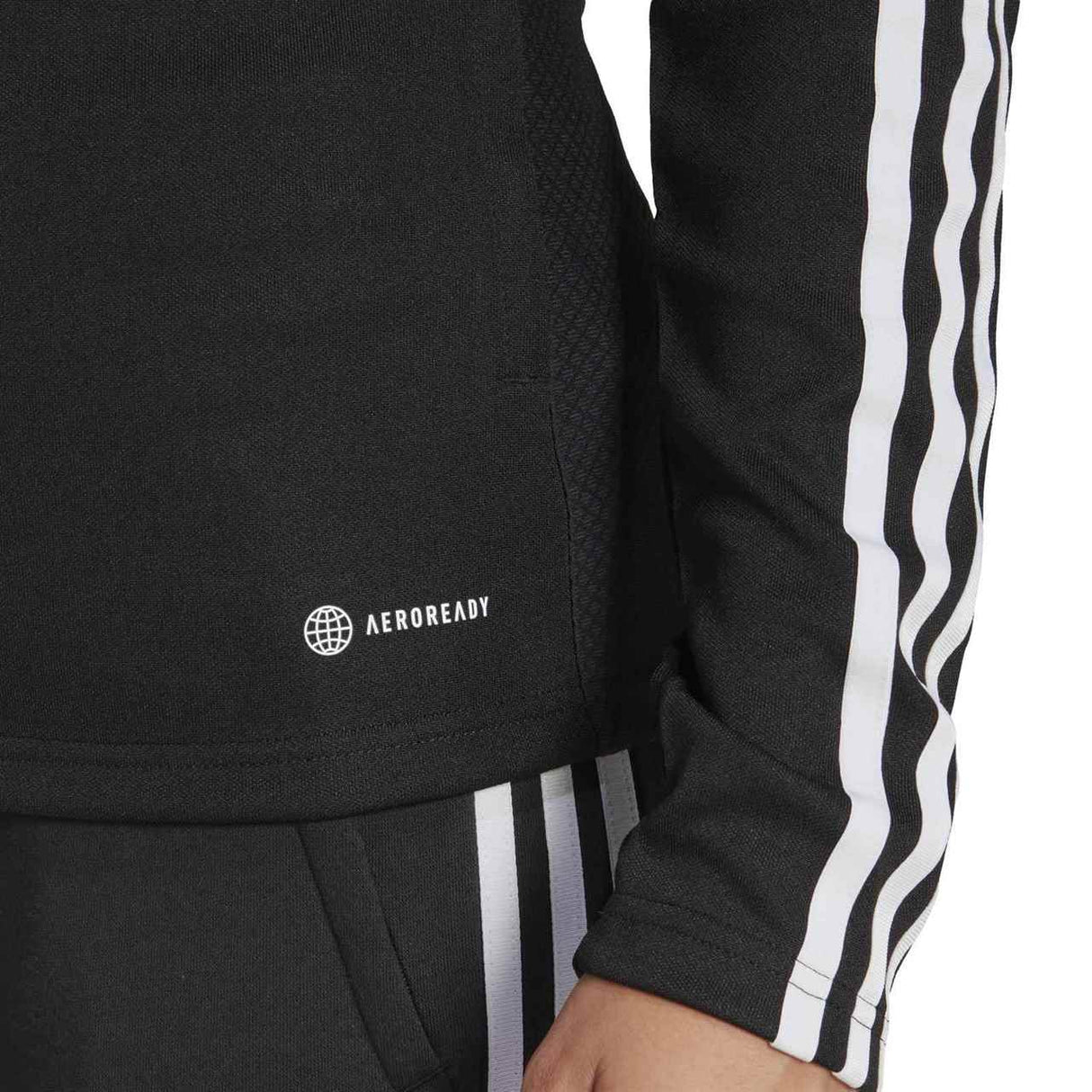 adidas Womens Tiro23L FZ Top Black