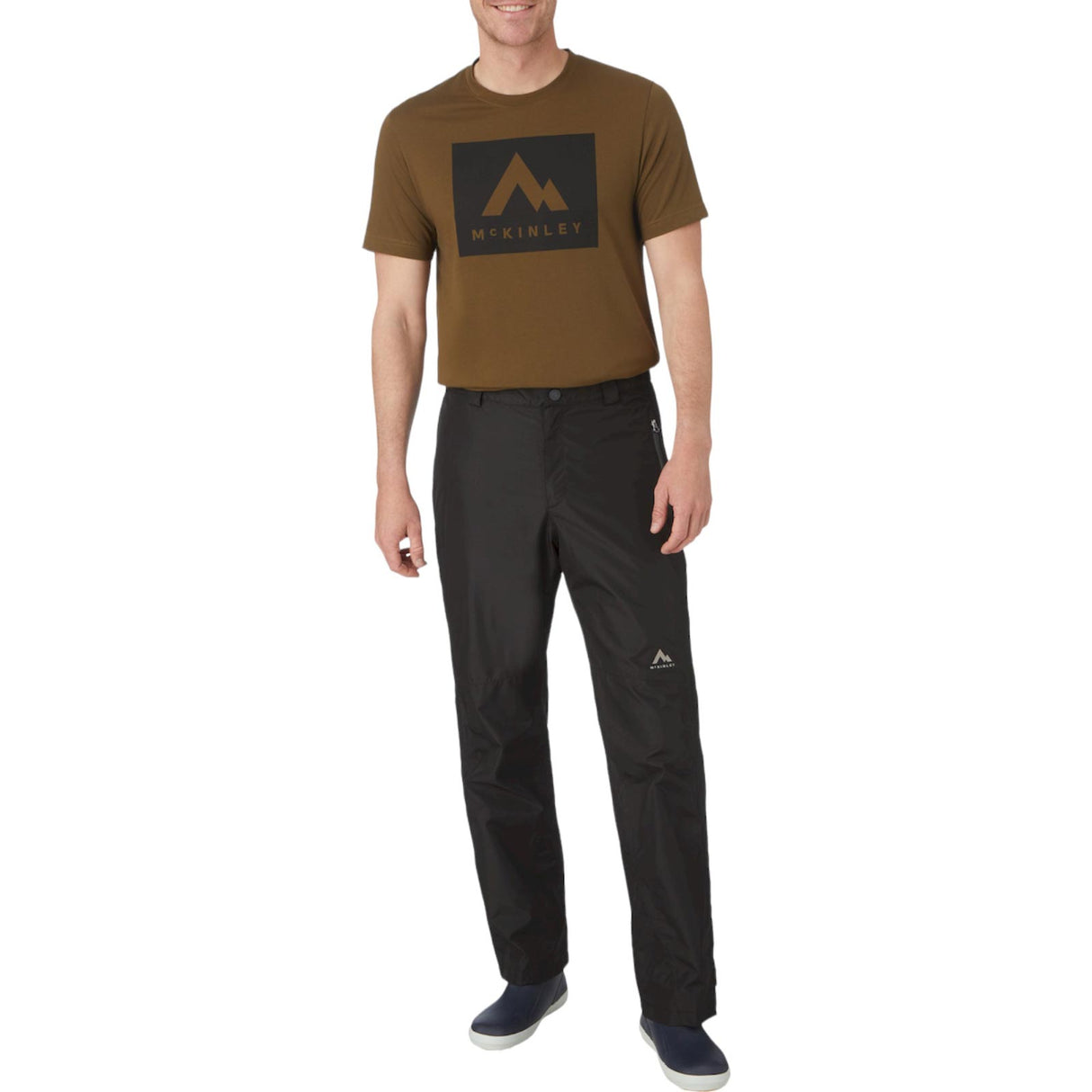 MCKINLEY Mens Carlow Pants Rain BLK