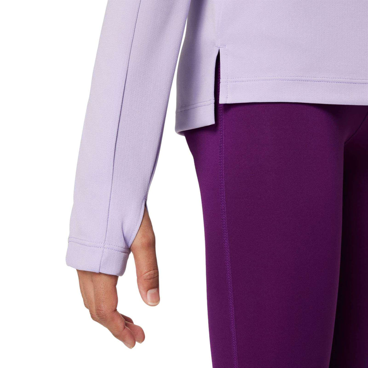 Nike Girls DF LS HZ Top Purple