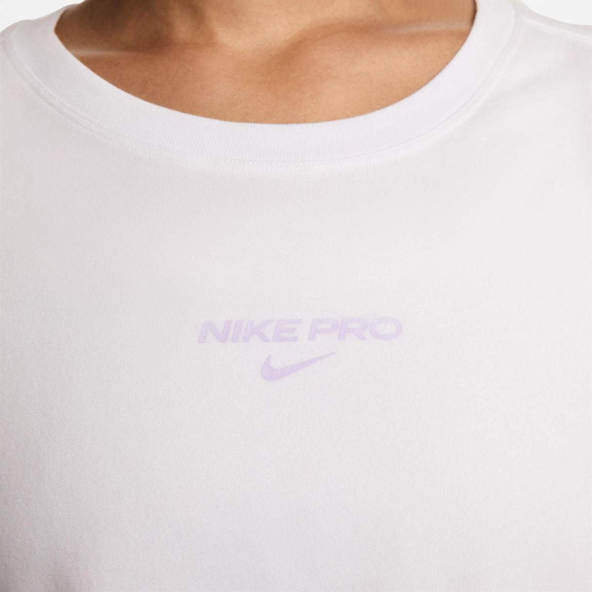 Nike Wmns DF PRO CRP SS Tee White