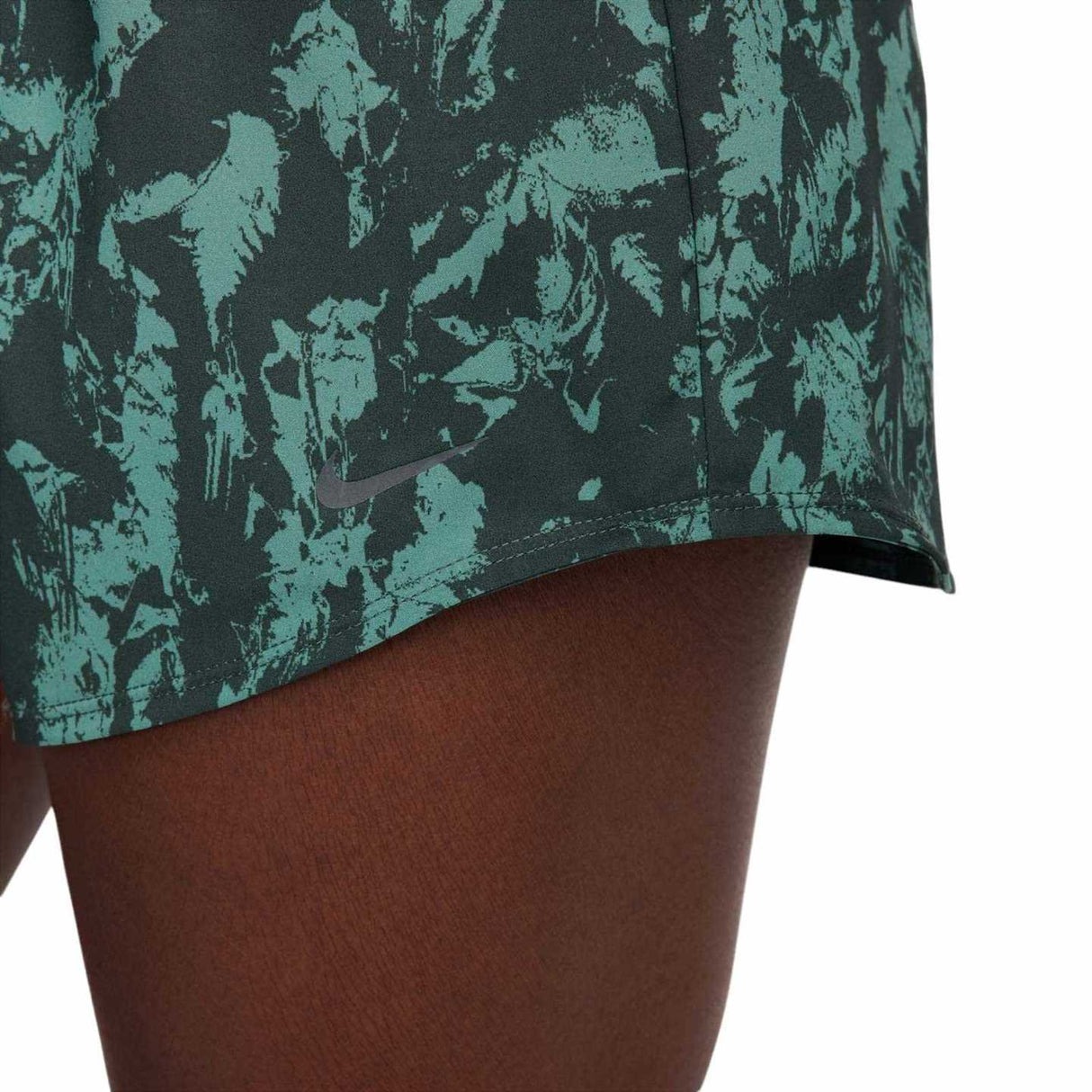 Nike One Wmns DF HR 3IN BR AOP Shorts Gn