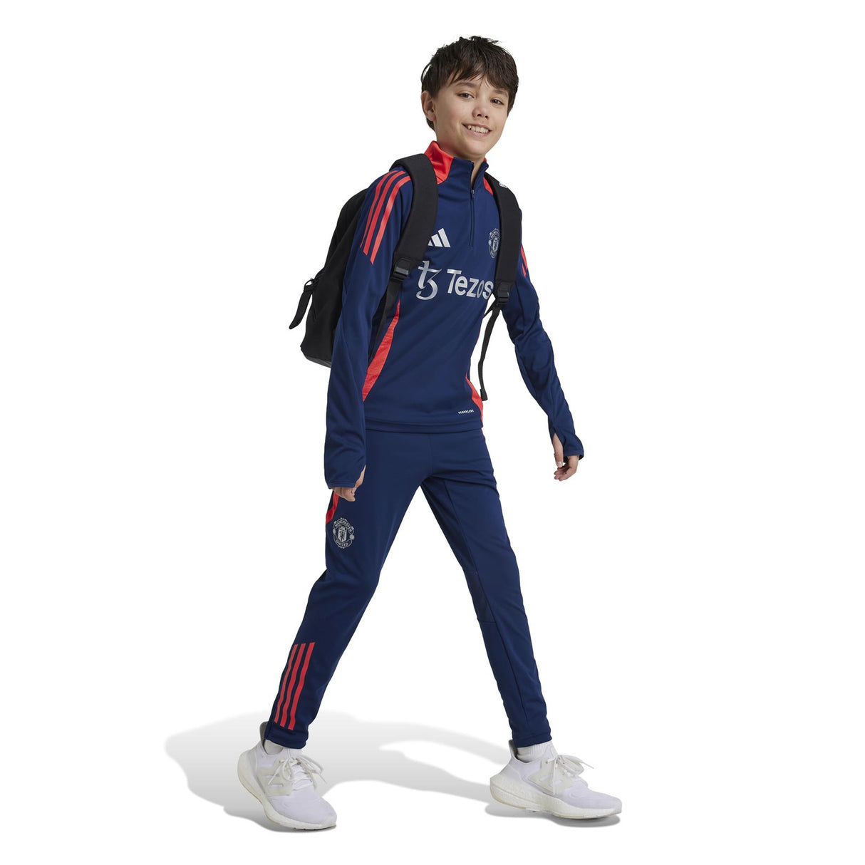 adidas Man Utd 24 Kids Train Top Navy