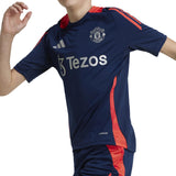 adidas Man Utd 24 Kids Train Jersey Navy