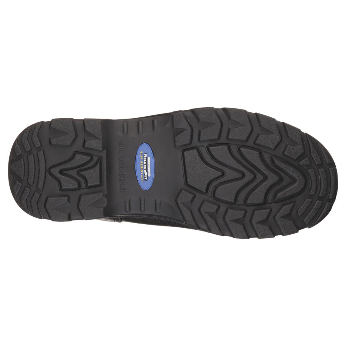 Skechers Mens Work Relax Fit Wrkshr Blck