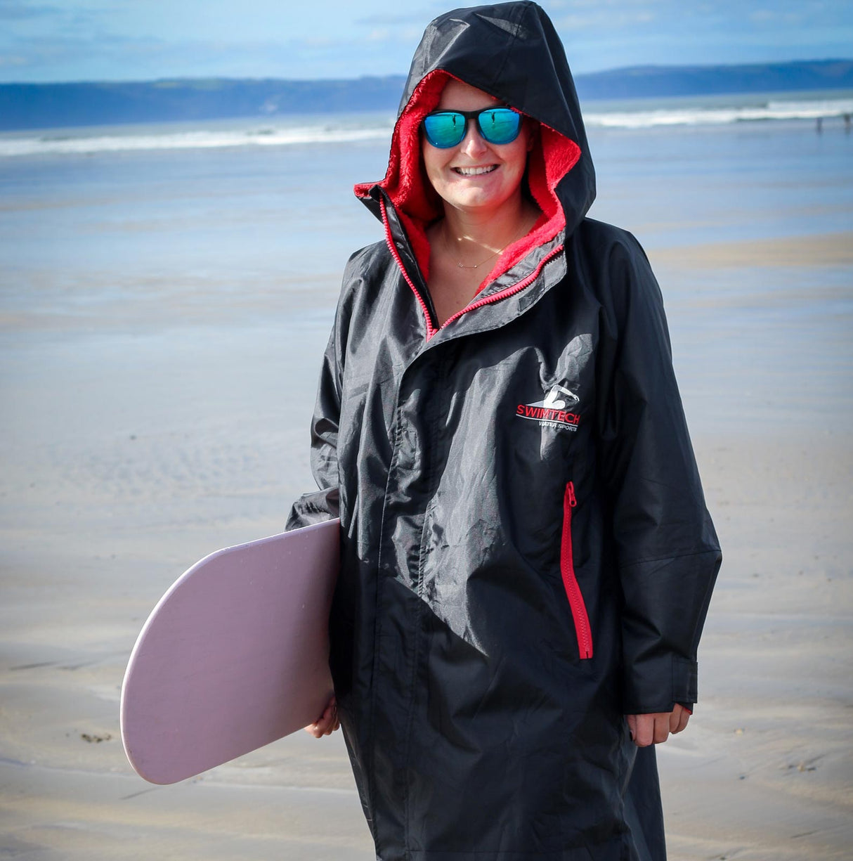 SwimTech Parka Robe Black