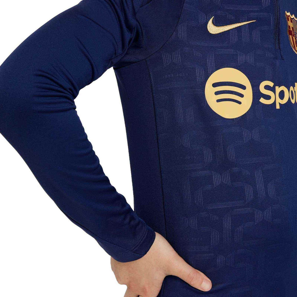 Nike FCB 24 Kids Home PM QZ Top Navy