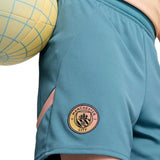 Puma MCFC 24 Kids 4th Shorts Blue