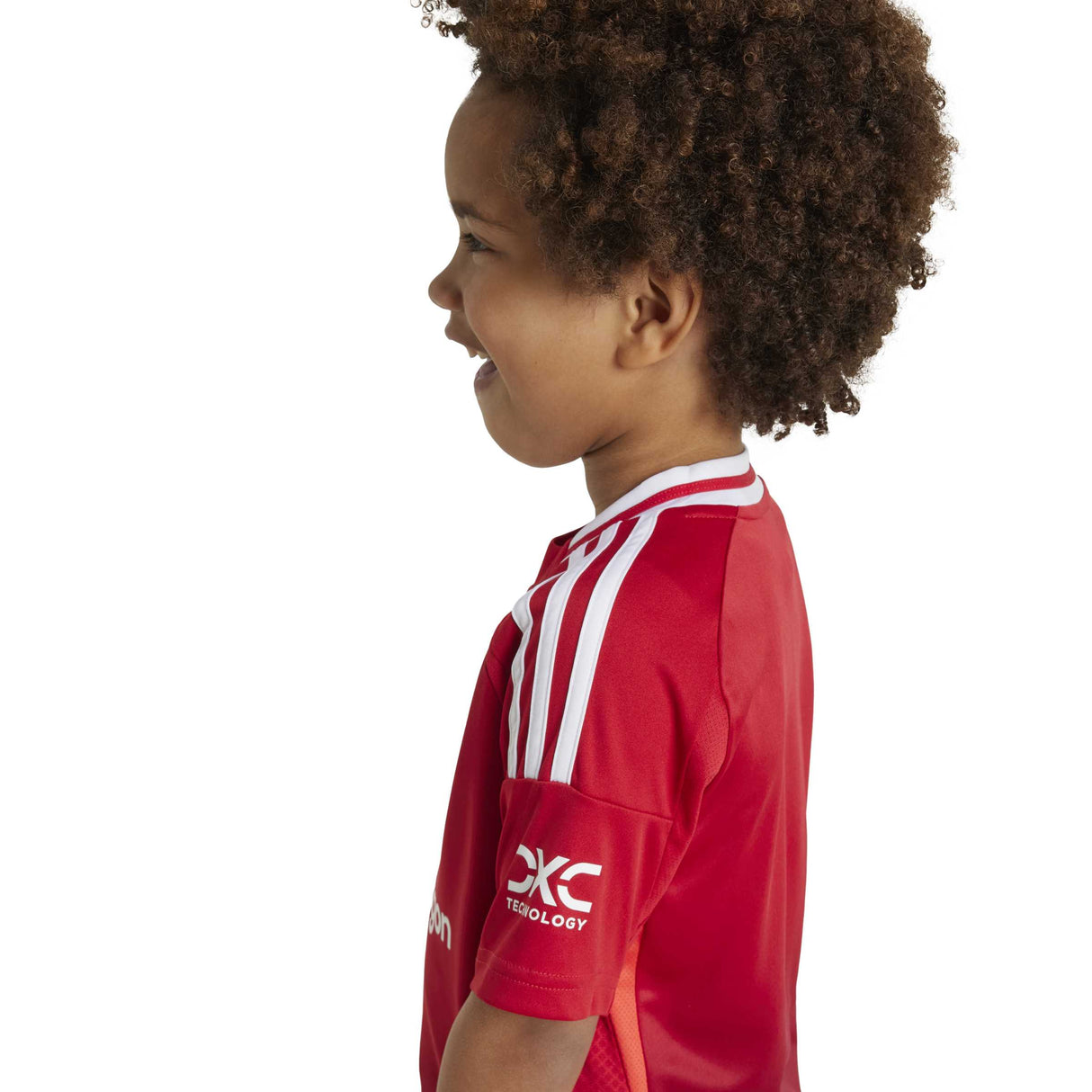 adidas Man Utd 24 Kids Home Kit Red