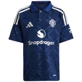 adidas Man Utd 24 Kids Away Kit Navy