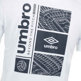 UMBRO STADIUM GRAPHIC TEE WHITE