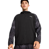 Puma Run Favourite AOP Wovn Mens Jkt Blk