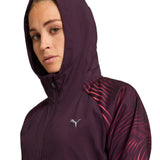 Puma Run Favourite AOP Wvn Wmns Jkt Purp