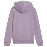 Puma Ess Logo Girls FL Hoodie Purple
