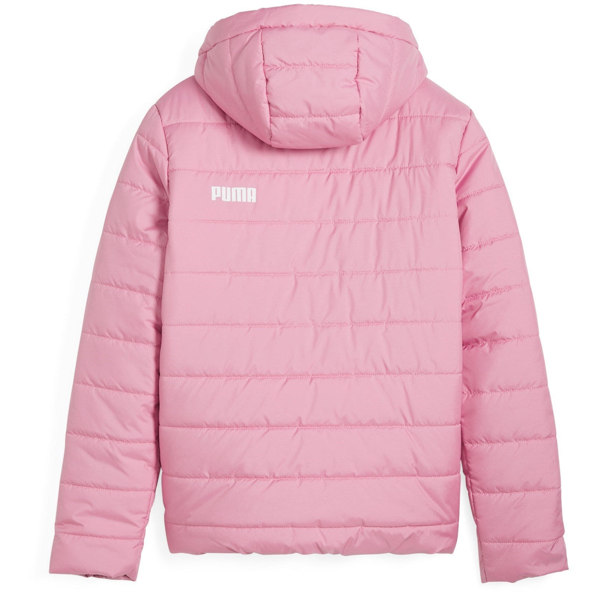 Puma Ess Hooded Padded Girls Jacket Pink