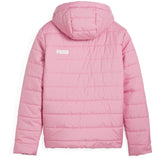 Puma Ess Hooded Padded Girls Jacket Pink