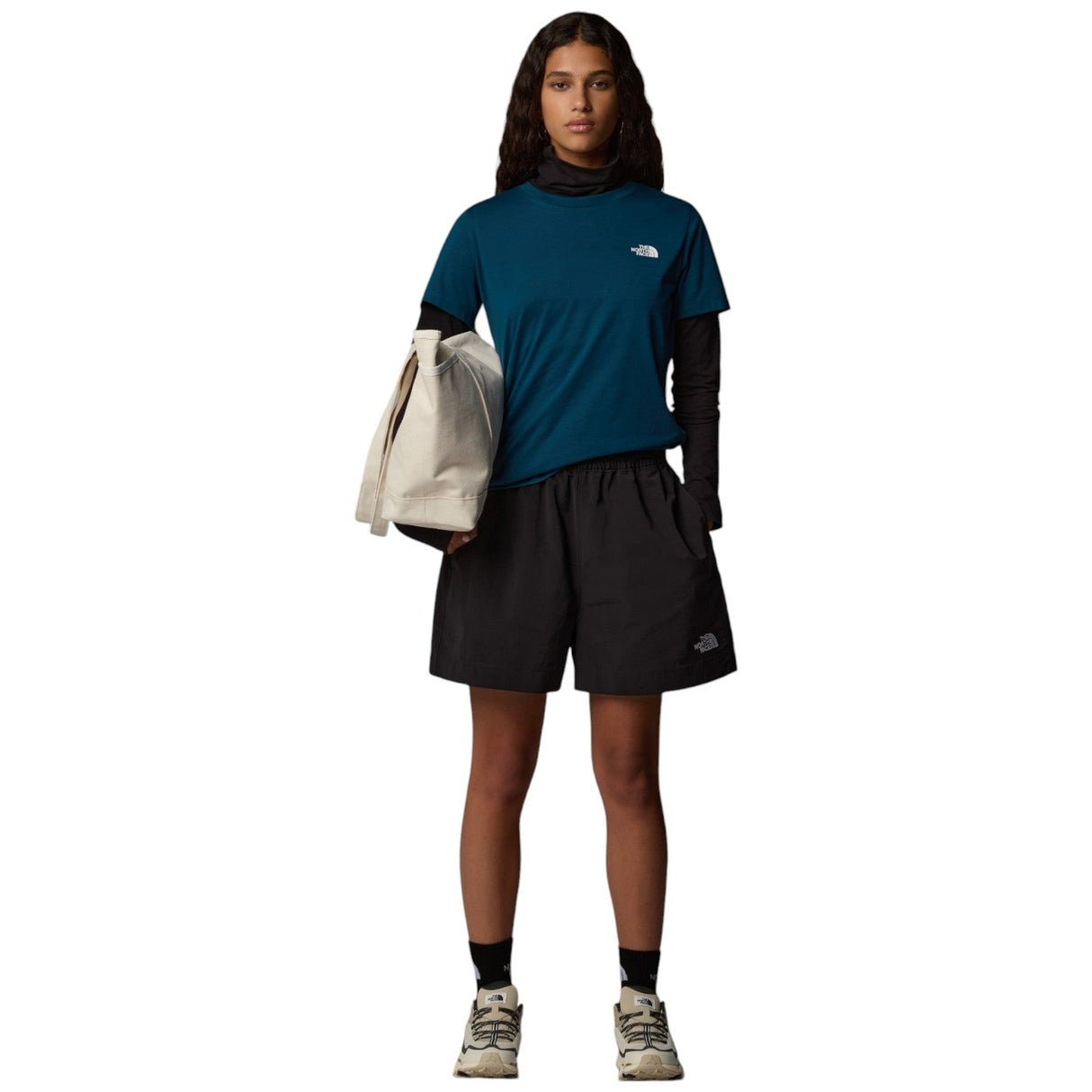 The Northface W S/S SIMPLE DOME SLIM Blu