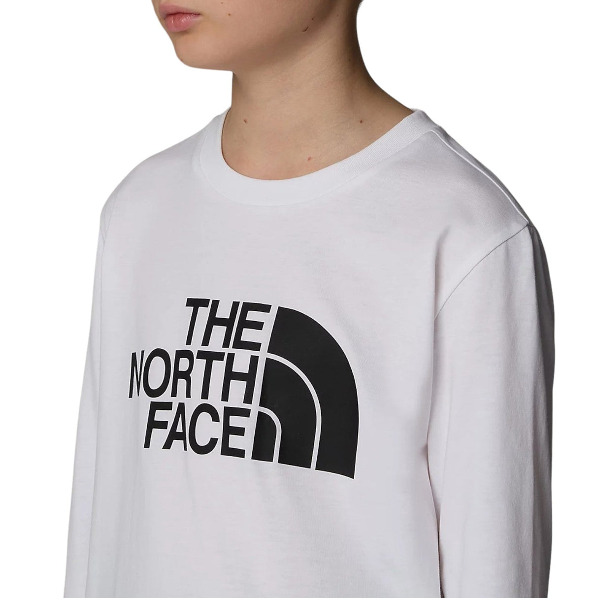 The Northface TEEN EASY LS TEE White