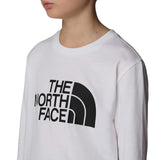 The Northface TEEN EASY LS TEE White