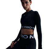 Nike Pro 365 LS Womens Top Black