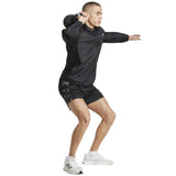 adidas Gym 3s WND FZ Mens Hoodie Black