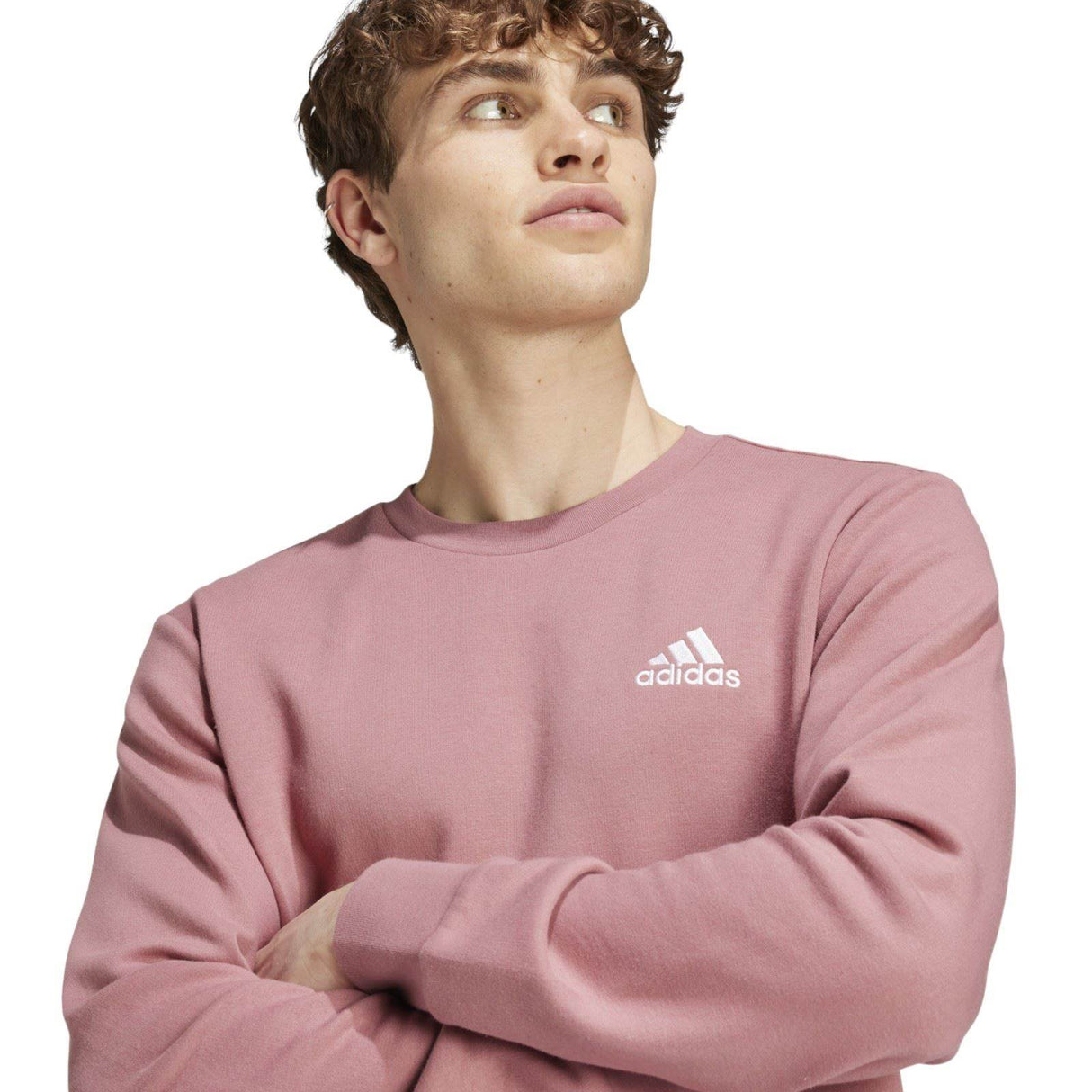 adidas FeelCozy Mens Sweater Pink