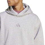 adidas Szn FL Mens Hoodie Grey