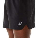 ASICS MENS ROAD 5IN SHORT BLACK
