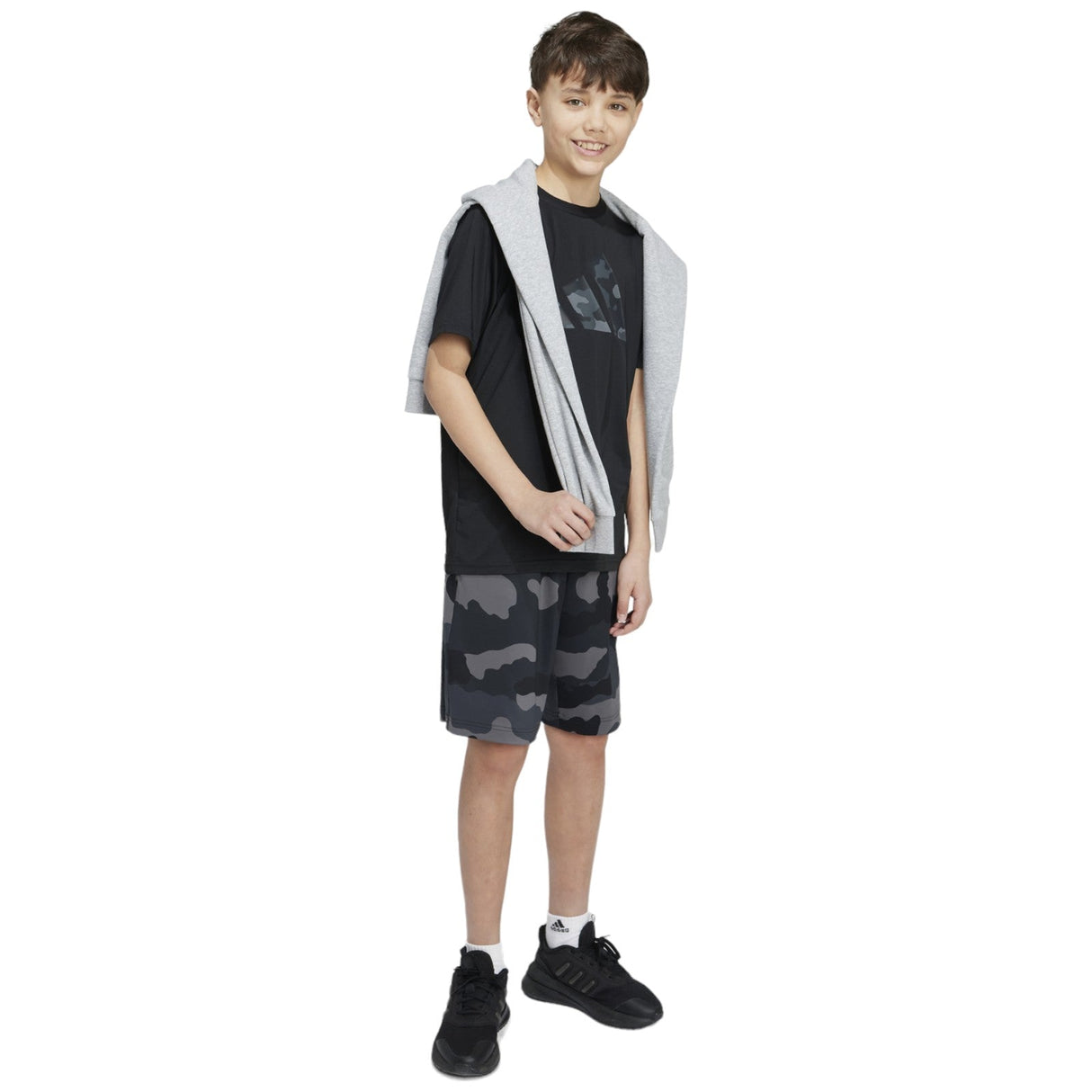 adidas Boys TR-ES Pri Tee Black