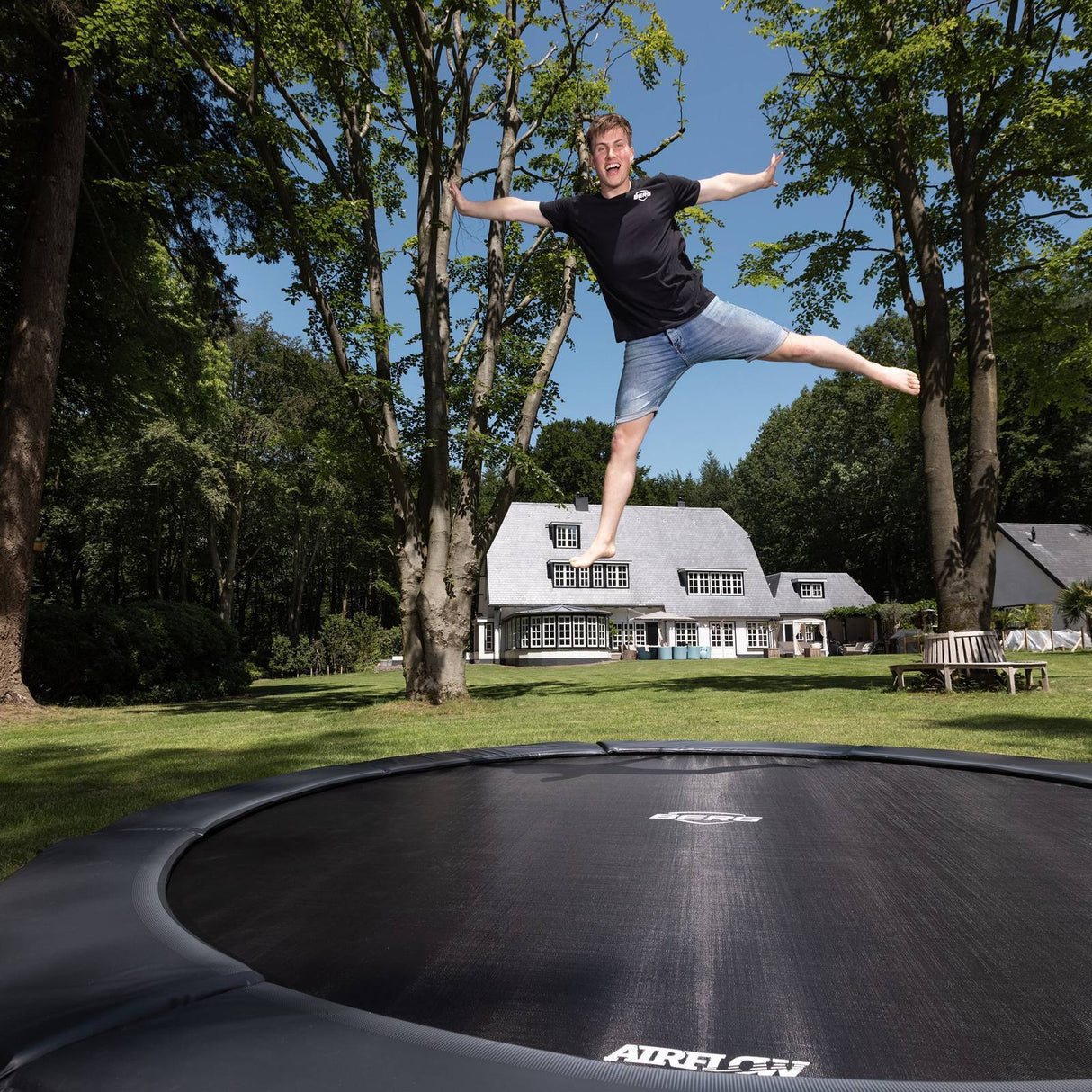 BERG SPORTS Elite InGround 430 Trampoline Grey