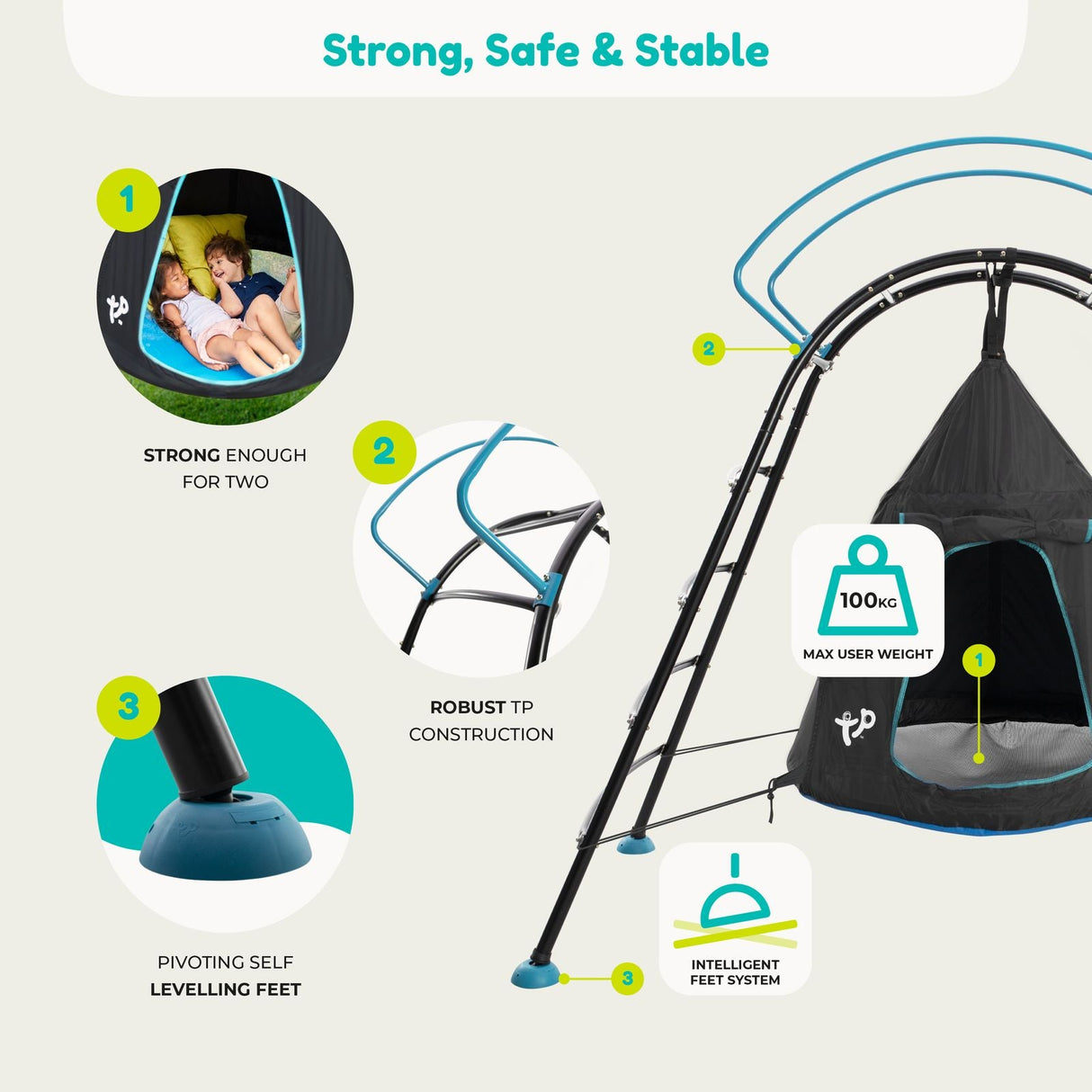 TP Toys UFO Climbing Frame and Den