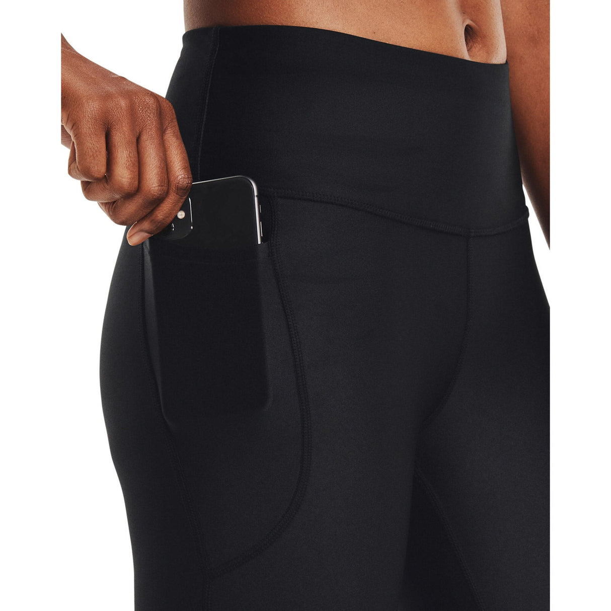 UA Wmns HG Armour Hi Capri Tight Black