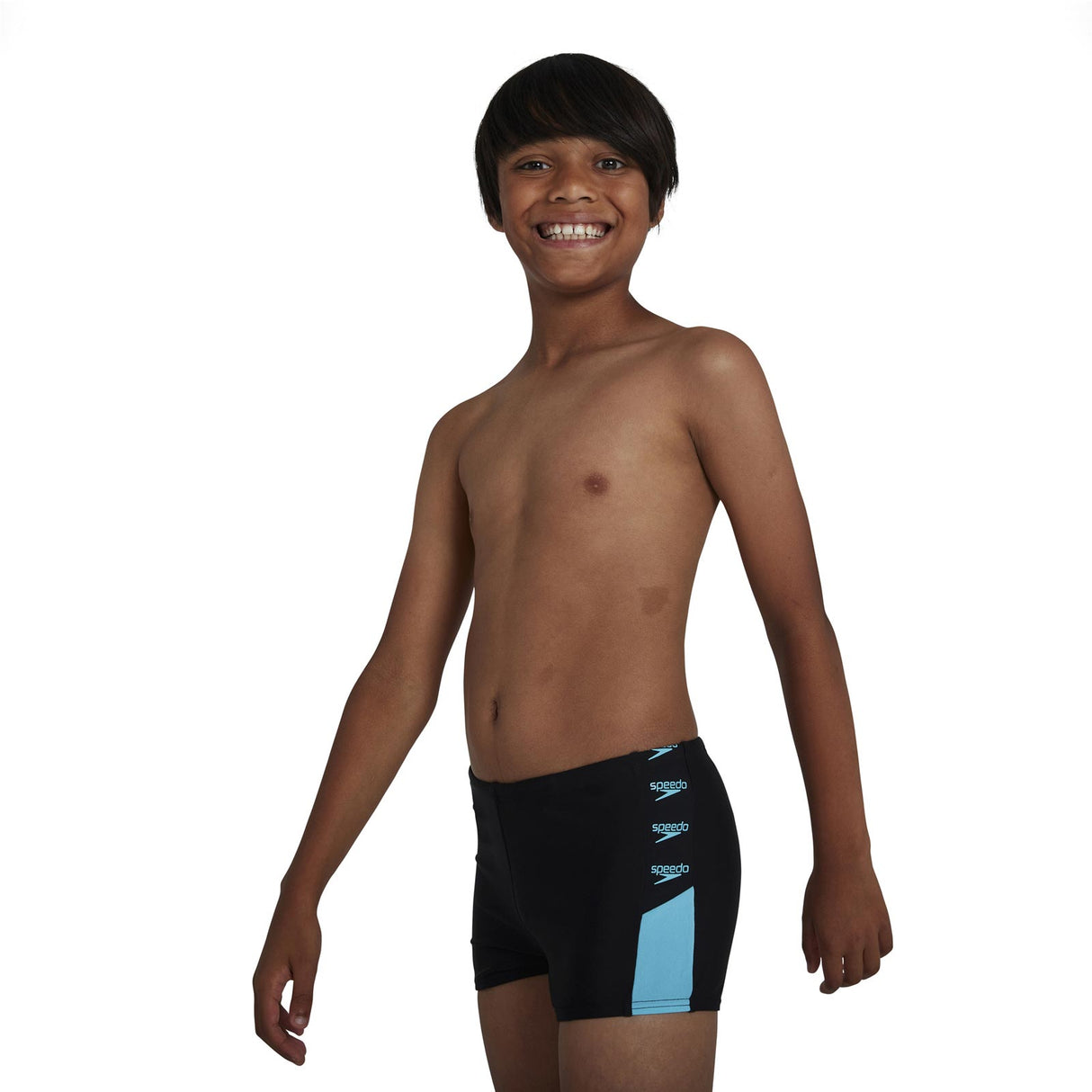 Speedo Boom Logo Splice Aquashort Black