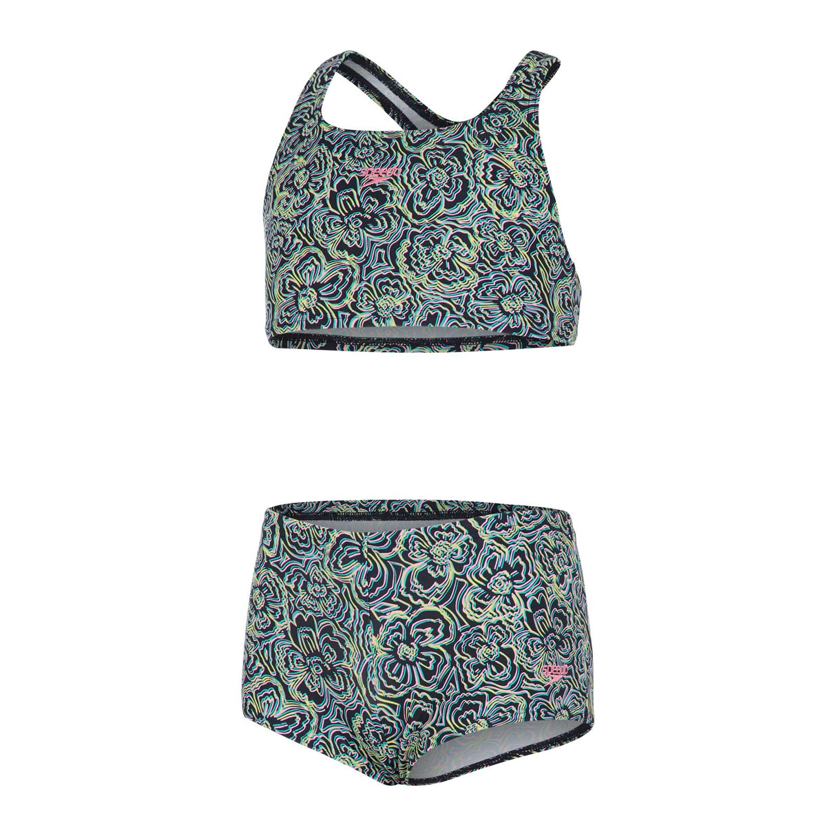SPEEDO Allover 2 piece Boyleg Short Navy