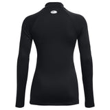 UA Wmn Authentics Mockneck BLACK