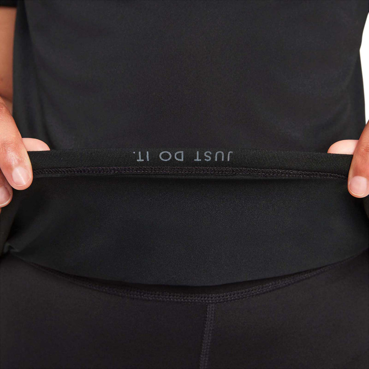 Nike Girls Dri-Fit One GX SS Top Black