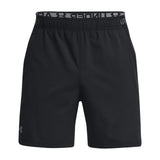 UA Mens Vanish Woven 6in Short Black