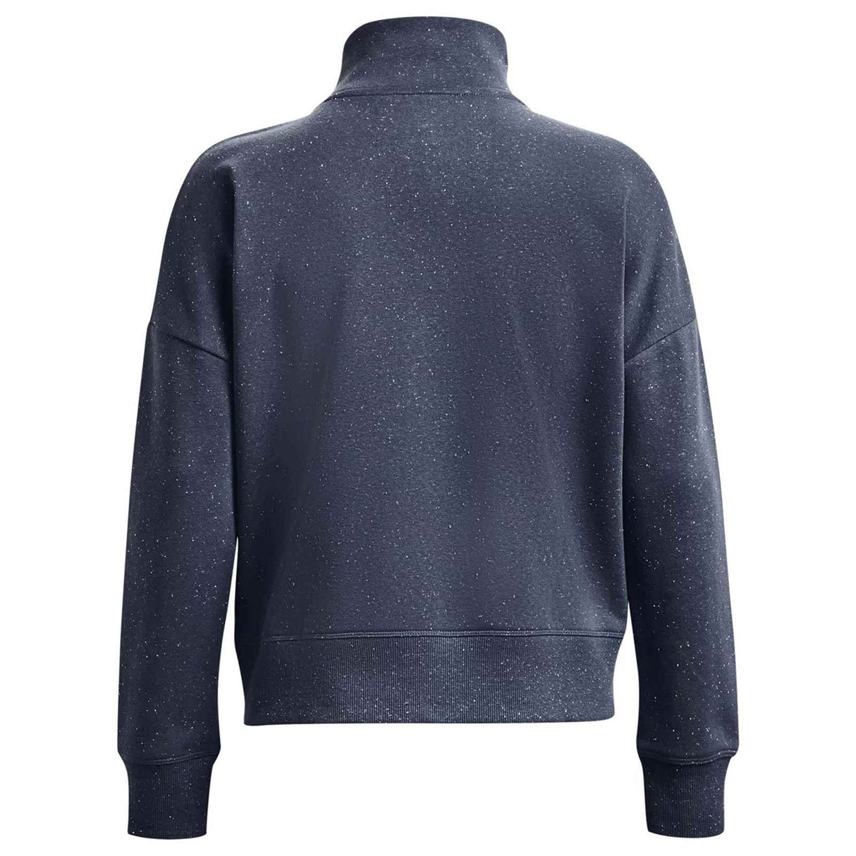 UA Womens Rival Fleece HZ Top Grey