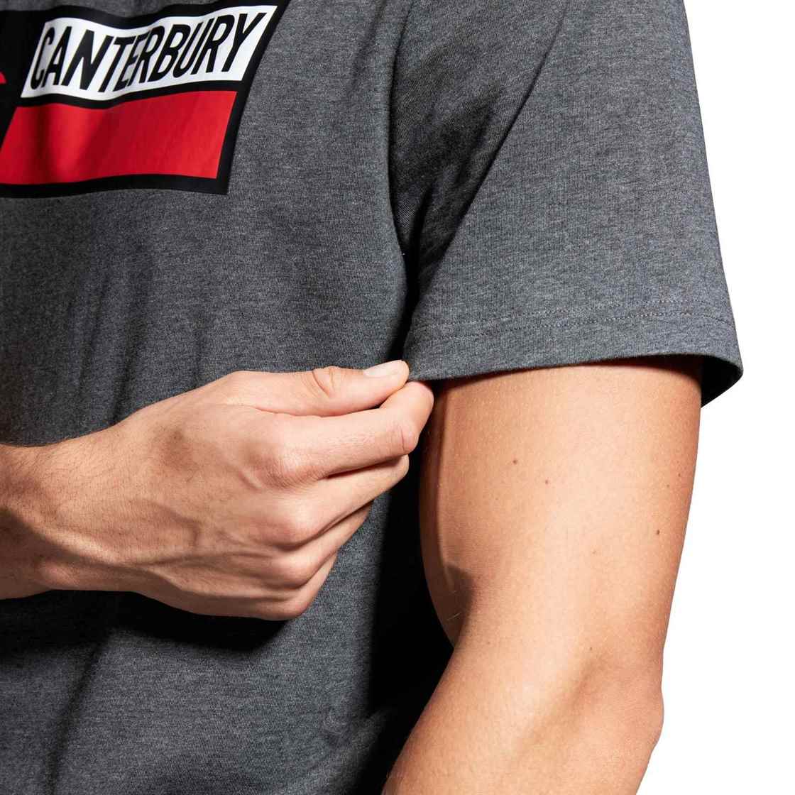 CCC Men's Cotton Logo Tee Grey