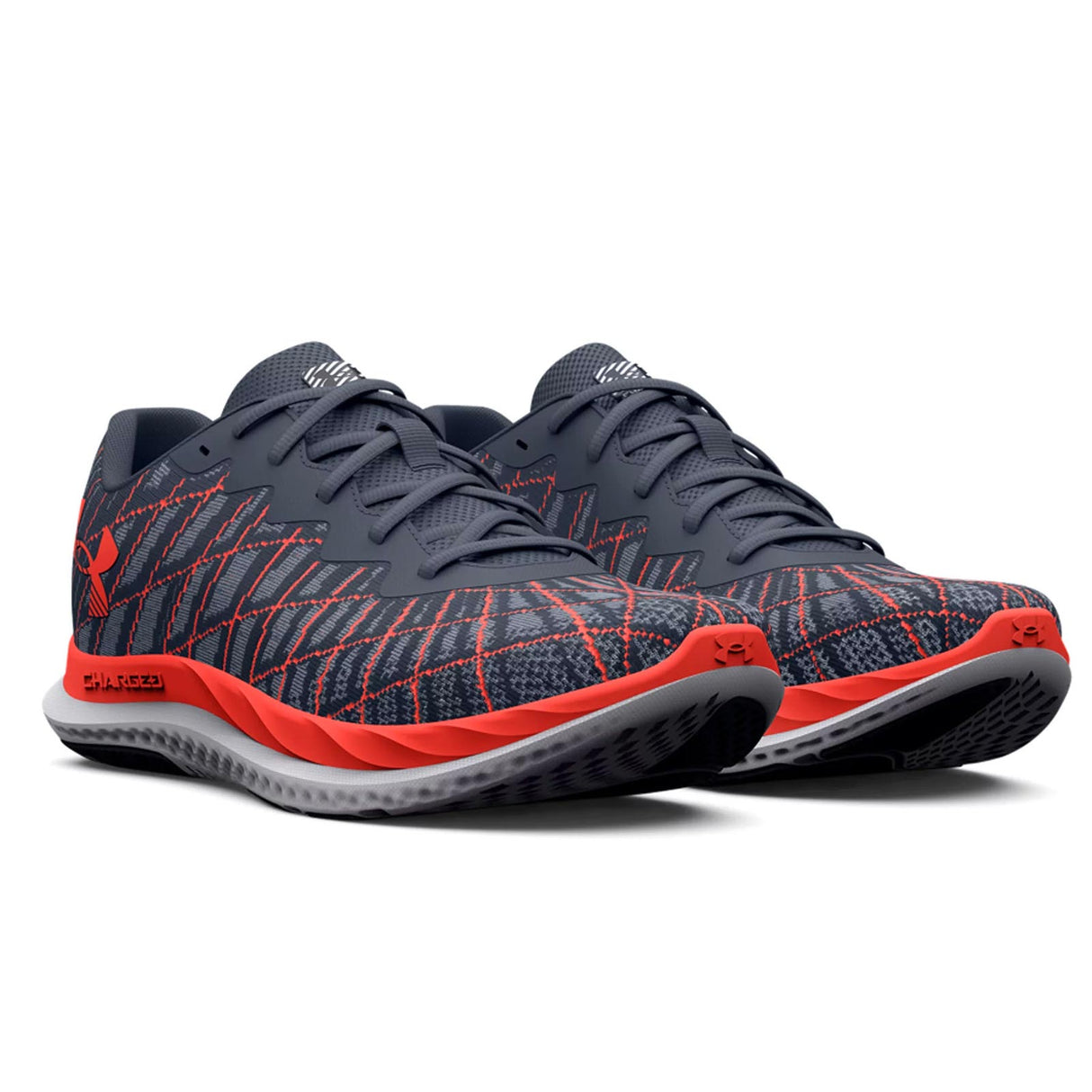 UA Charged Breeze 2 Mens Grey/Orange