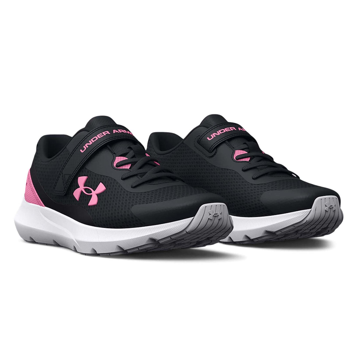 UA Surge 3 Jnr Girls Black/Pink
