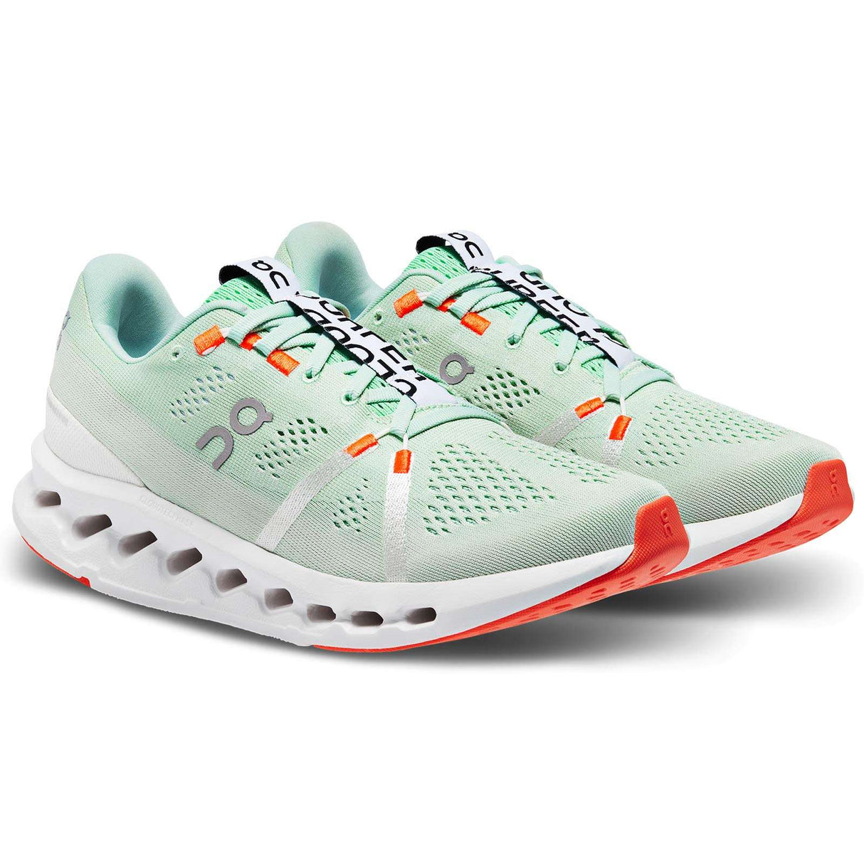 ON Cloudsurfer Womens White/Green