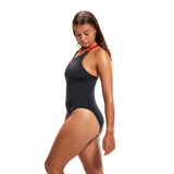 SPEEDO HYDROPRO 1PC AF BLACK/RED