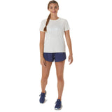 ASICS WMN NAGINO GRAPHIC RN SS TOP CREAM