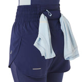 ASICS WOMENS NAGINO 4IN RUN SHORT BLUE